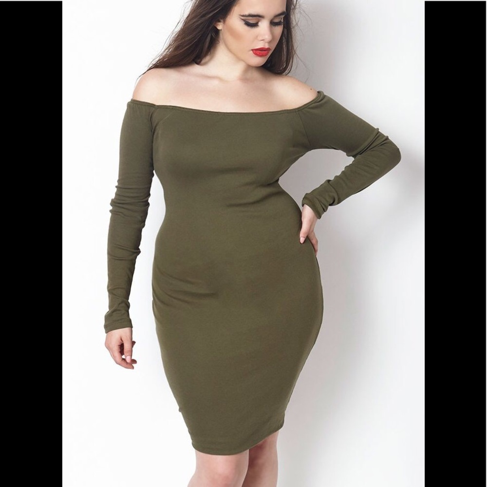 Rebdolls Wifey Material Off  Shoulder Mini Dress